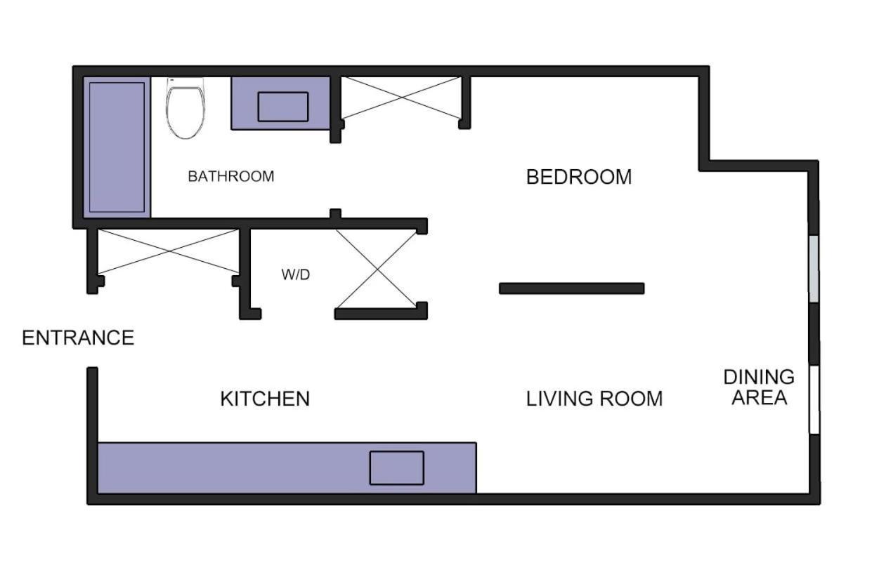 Urban Studio W Balcony Gym Apartman Charlotte Kültér fotó